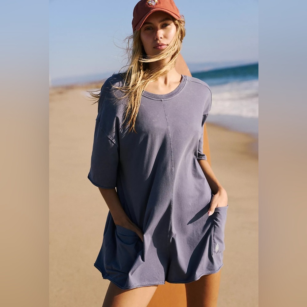 Free People Movement Hot Shot Tee Romper
